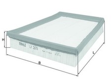 MAHLE LX2878 AIR FILTER Right