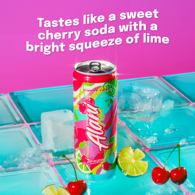 Alani Nu Cherry Twist Energy Drink 12oz Cans 12 Pack Sugar Free | eBay