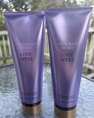 VICTORIA S SECRET LOVE SPELL FRAGRANCE BODY LOTION CREAM 8 oz  Lot Of 2