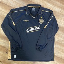 CELTIC FC VINTAGE 2003-04 UMBRO AWAY LONGSLEEVE SOCCER JERSEY ADULT XXL