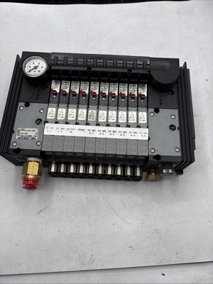 Burkert Type 8644 AirLINE Base With 10 Burkert 6525 H Valves