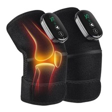Cordless Heated Knee Massager, 3-in-1 Heated Knee Massager with Heat for Knee...