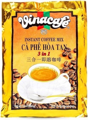 1 Pack Vinacafe 3-in-1 Instant Coffee Packets | Authentic Vietnamese Medium