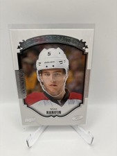Noah Hanifin 2015-16 Upper Deck Series 2 UD Portraits Rookie Card #P-81 (m). rookie card picture