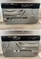 03-10 Vw Beetle Convertible Front Door Panels Black Gray 03-10 Vw Beetle Convertible Front Door Panels Black Gray
