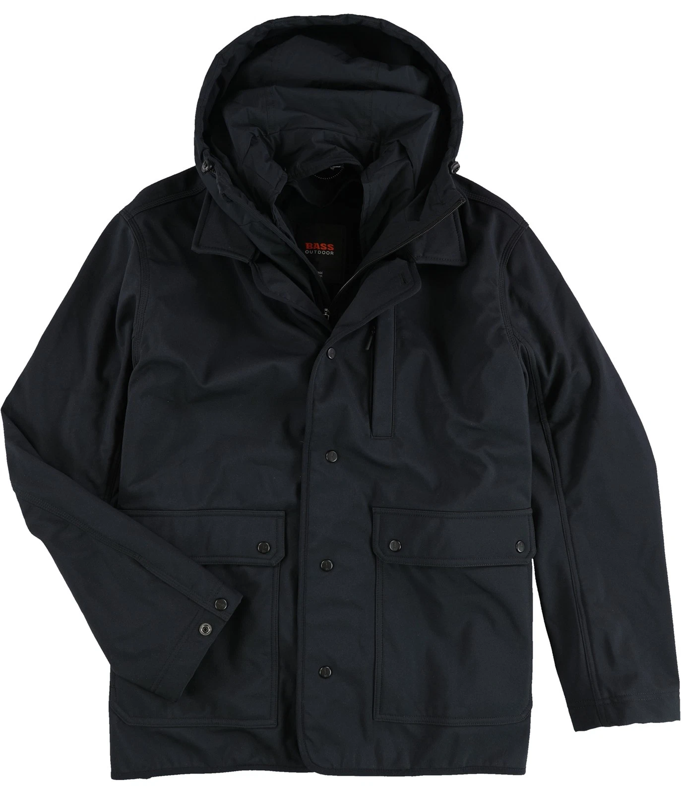 BASS OUTDOOR Mens Detachable Hood Barn Coat Outerwear