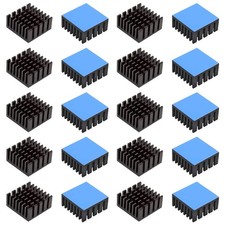 20pcs Aluminum Heatsink 20x20x10mm / 0.79x0.79x0.39 inches with Thermal Condu...