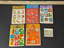 Vintage NOS Peanuts Gang Snoopy Hallmark REWARD Stickers