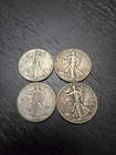 Walking Liberty Half Dollar Lot X 4
