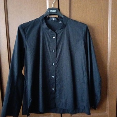 UNIQLO J Supima Cotton Shirt Jacket Black S