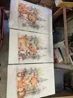 3Pcs Woodland Animal Nursery Canvas Wall Art Forest Adventure Theme Animals16/24 — photo 2