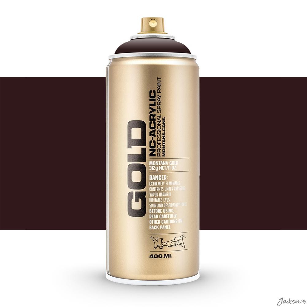 Montana Gold Acrylic Spray Paint Lacquer 400ml Aubergine Opaque Colour