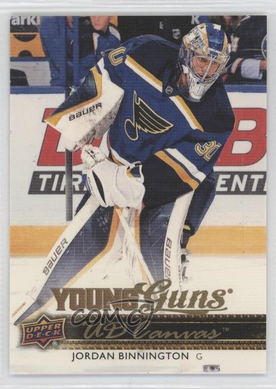 2014-15 Upper Deck UD Canvas Young Guns Jordan Binnington #C230 Rookie RC 5xh