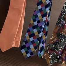 Silk Ties Lot Of Three Antonio Ricci, Paul Frederick, Geoffrey Beane