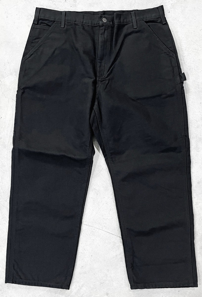 パンツ Carhartt Cotton Canvas Painter Pants BLK Carhartt Washed Duck Cotton Canvas Flannel-Lined Work Pant