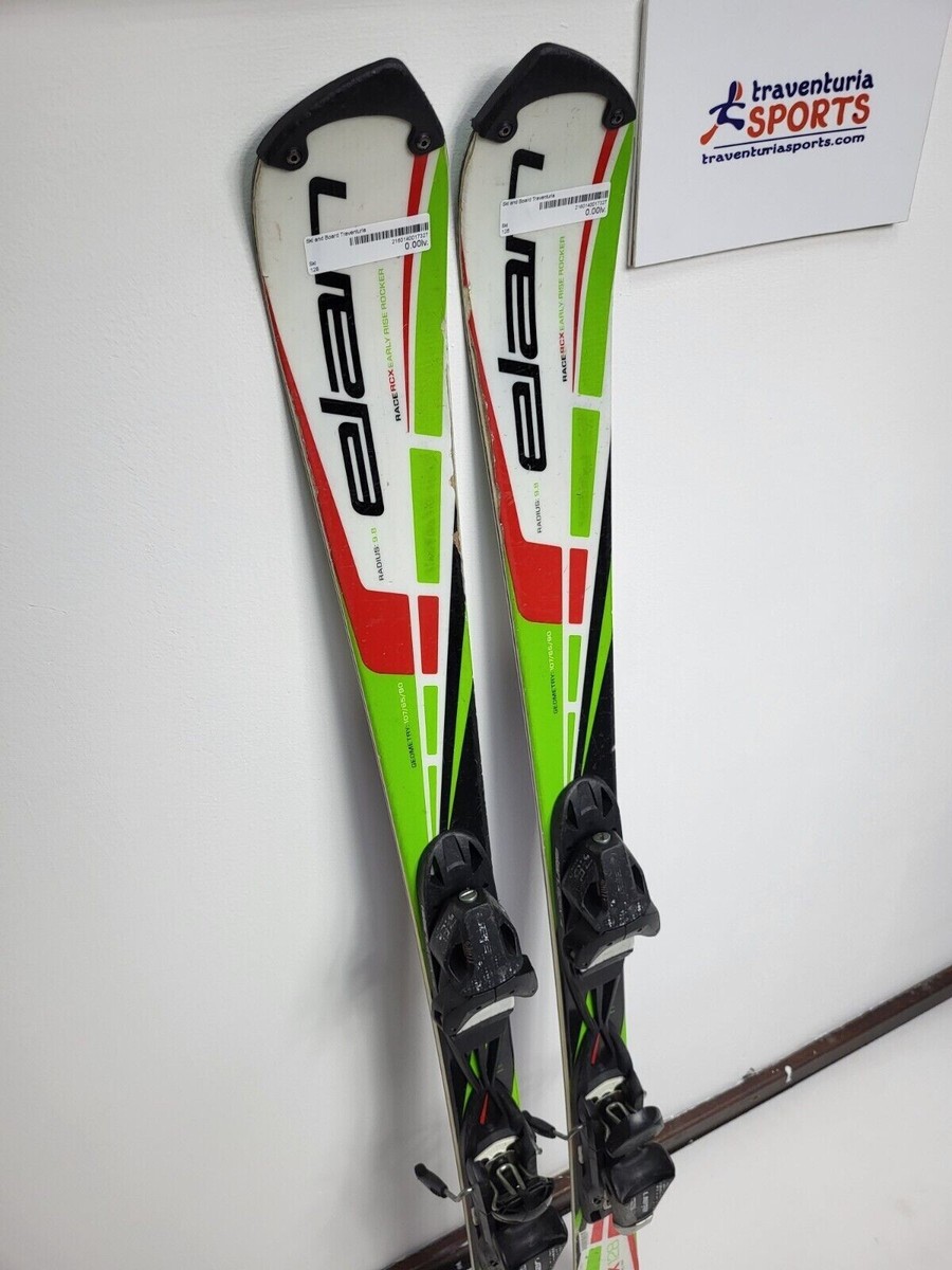 Elan Race RCX 128 cm Ski + Elan 7.5 Bindings Winter Fun Snow