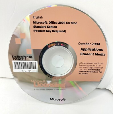 Microsoft WINDOWS XP Professional w/SP 2 - 2004 Student Media - DISC only