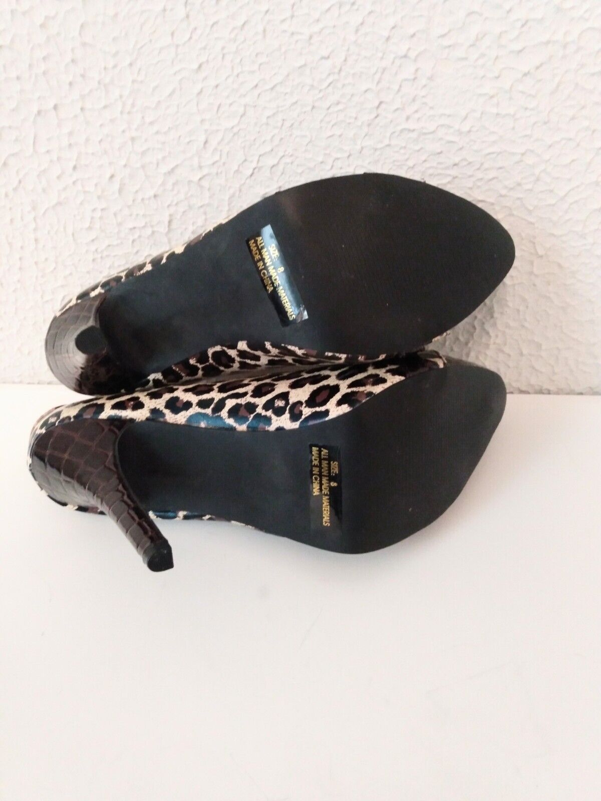 Quipid Women's Animal Print Faux Leather Croc Sli… - image 14