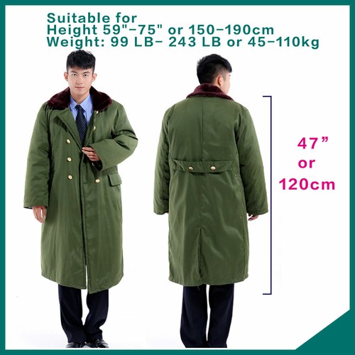 Cappotti Uomo Cotone Spesso Out Wear Lunghi Caldissimi Outdoor - Foto 2 di 8