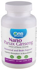 One Planet Nutrition Nano Panax Ginseng Capsules - 500 mg (120 Count)