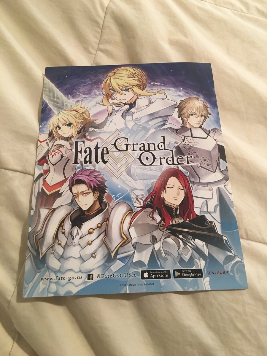 Fate Grand Order English Language Promotional Poster | eBay