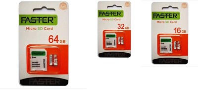 64 GB 32 GB 16 GB Micro SD Class 10/mit Adapter Schnellere Micro SD Karte