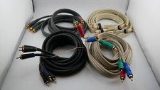 RCA video cable lot - Various lengths and guages