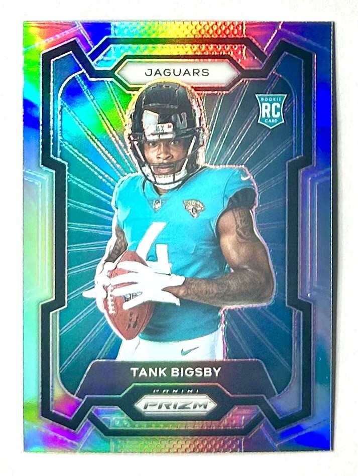 2023 Prizm Tank Bigsby Silver Variation Prizm Refractor Rookie SP RC #322 Jags