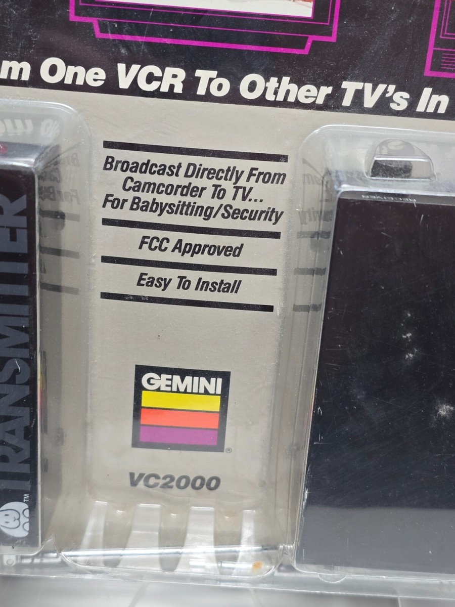 Gemini VC2000 Rabbit Videocaster Wireless VCR Multiplier for sale