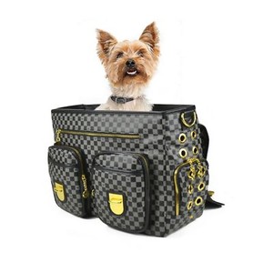 black dog carrier