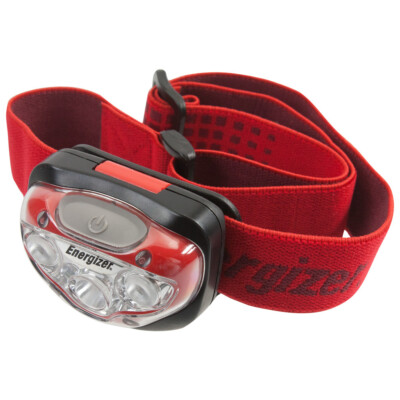 Energizer LED-Stirnlampe Vision HD Headlight, rot E300280504 (Kopfleuchte)