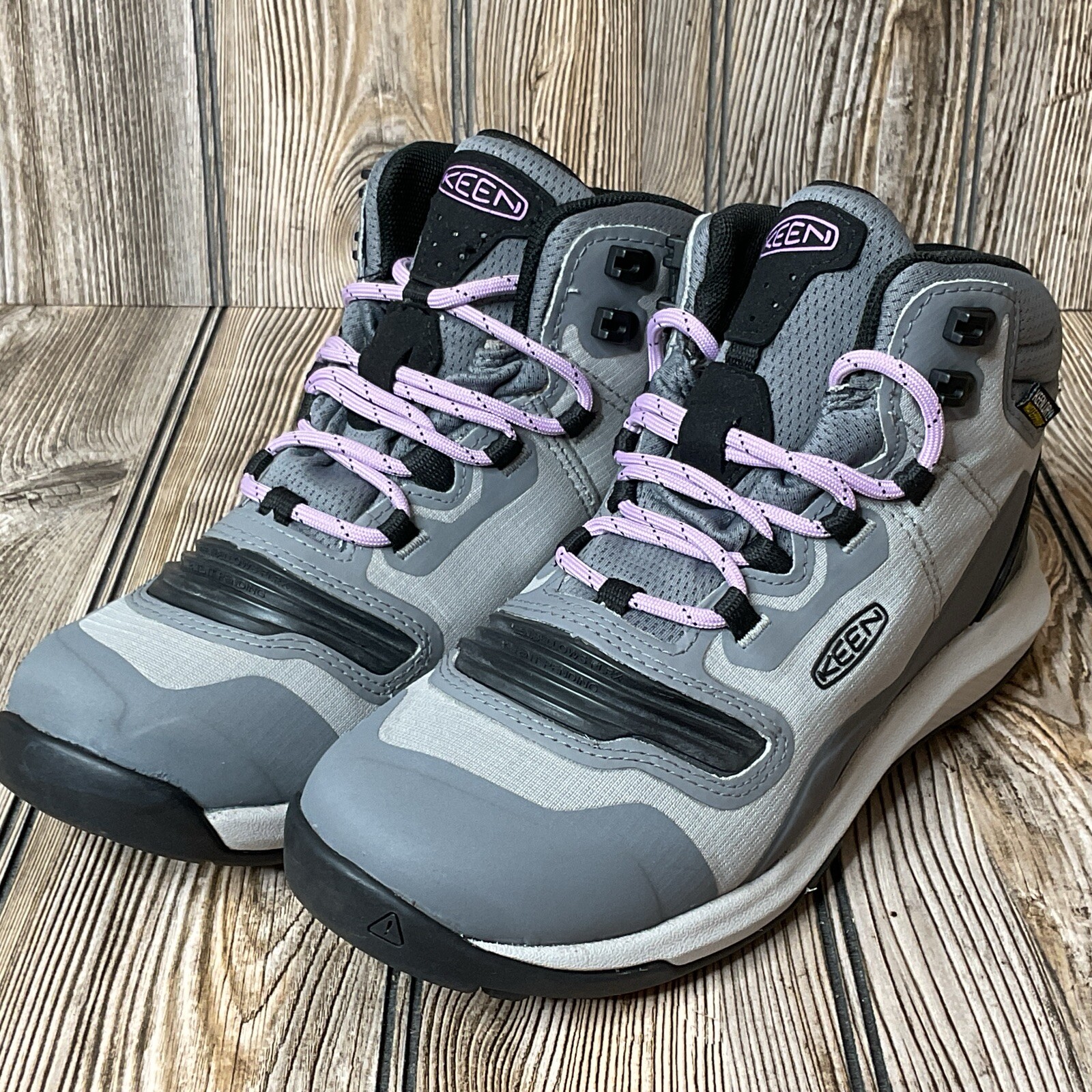 Scarpe Keen Donna Tempo Flex Mid Impermeabili Escursionismo Trail Scarponi Taglia 6 5 NUOVE