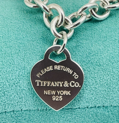 Customized Return to Tiffany Heart Tag New York Necklace 16, 17