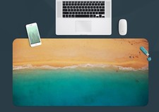 3D Beach Scenery 3104 Non-slip Office Desk Mouse Mat Large Keyboard Pad Game