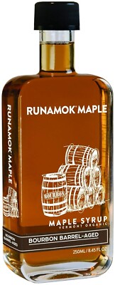 Runamok Bourbon Barrel-Aged Vermont Organic Maple Syrup 8.45 FL OZ 250 ML