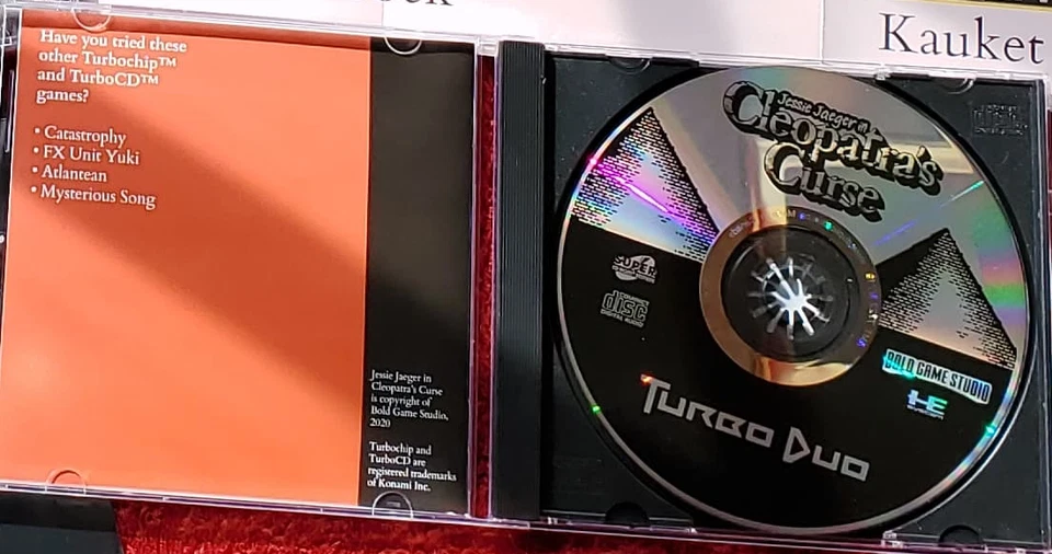 Jessie Jaeger in Cleopatra's Curse Turbografx Super CD PC Engine New 2021 Sealed - Image 2 of 3