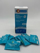Boulder Clean+Glass Surface Cleaning Refill - 16oz, Includes 30 Tablet Packets