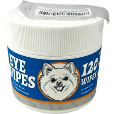 Pet Eye Wipes for Dogs and Cats - 120 Wipes - EX 12/26