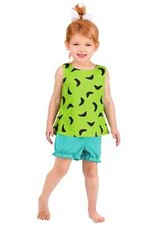 Toddler's Classic Flintstones Pebbles Costume SIZE 4T