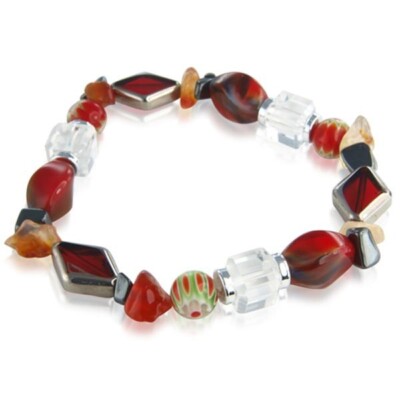 Rotes Armband Karussell Einheitsgröße / schönes Schmuckstück
