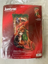 Janlynn  Cuddles Stocking  Needlepoint Christmas Stocking Kit