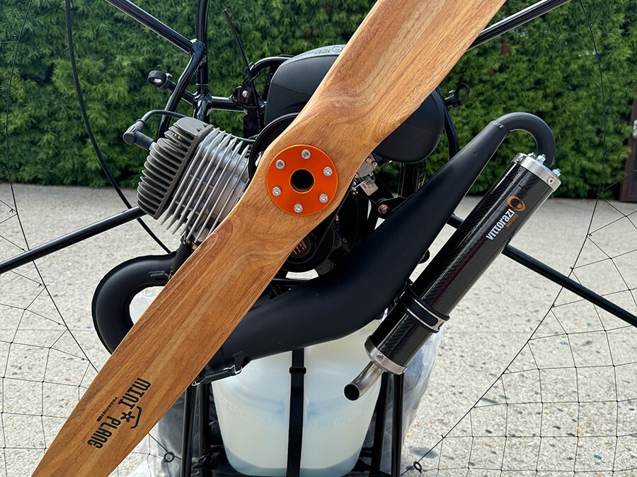 Miniplane Abm Rigid USED Miniplane ABM Rigid Cage Paramotor with the Vittorazi Moster Plus ...