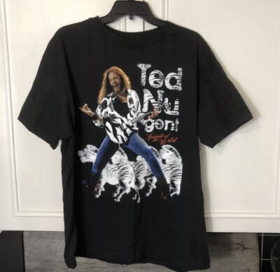 Vintage Ted Nugent T-shirt spirit of the wild tour 1994 Size XL