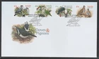 AUSTRALIA 2021 - DOVEs & PIGEONs P&S Self Adhesive set on FDC - Wildlife Birds