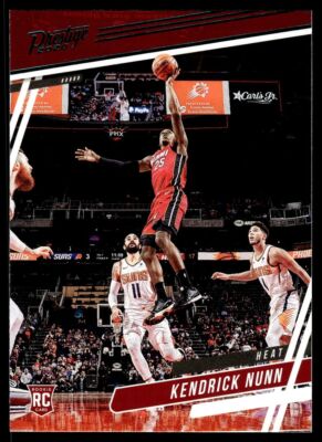 2019-20 Panini Chronicles Prestige Kendrick Nunn 73 Teal  RC Miami Heat