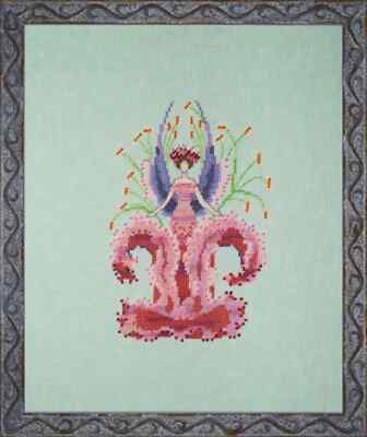 Nora Corbett Cross Stitch Pattern - NC317 Angelique Tulip