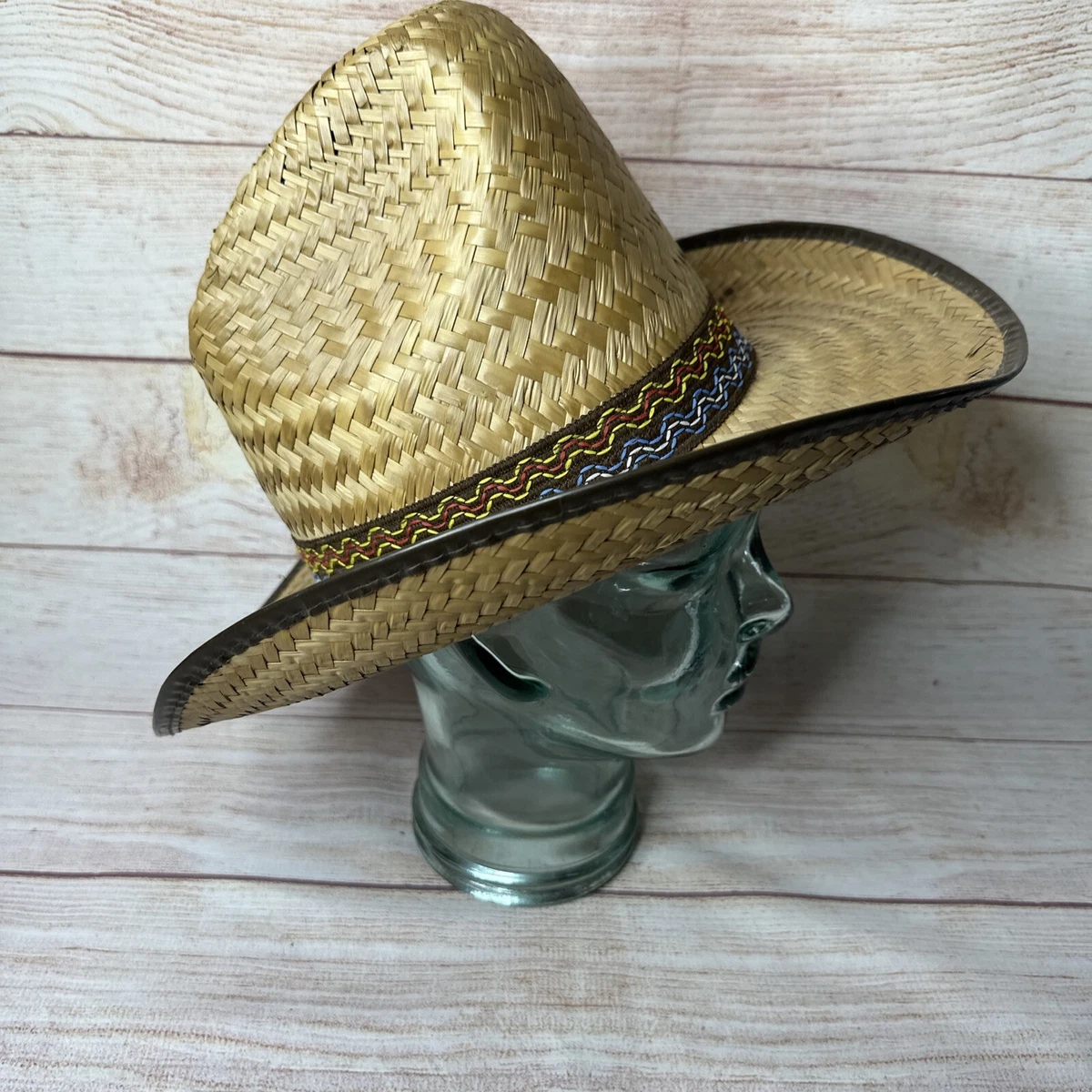 Rattan sales cowboy hat