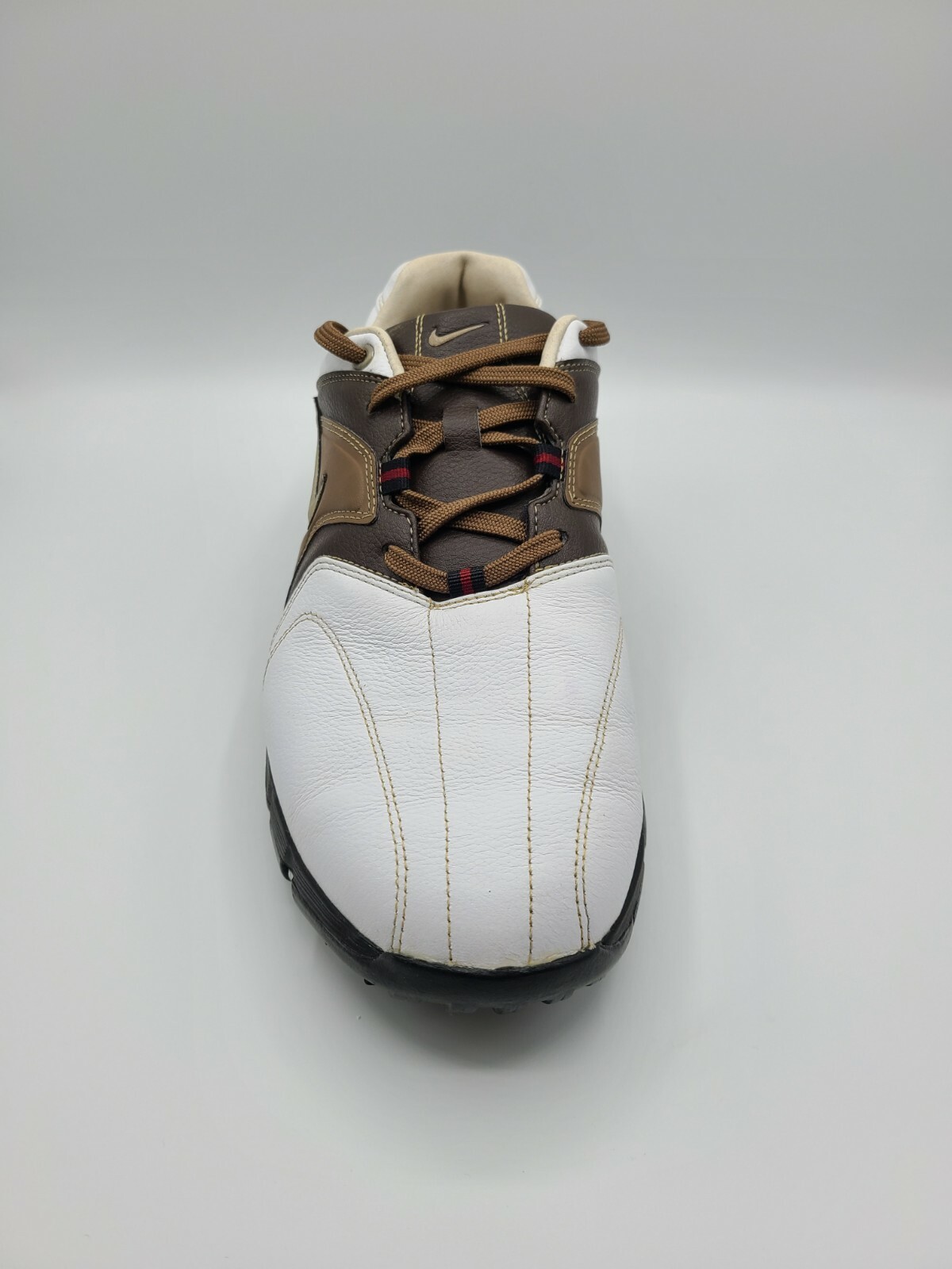 Nike Air Max Revive Men's Brown White Leather Golf Cleats Shoes 317628102 Sz 9 eBay