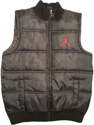 Nike Air Jordan Jumpman 23 Puffer Down Vest Full Zip Youth MEDIUM 10-12 yr | eBay