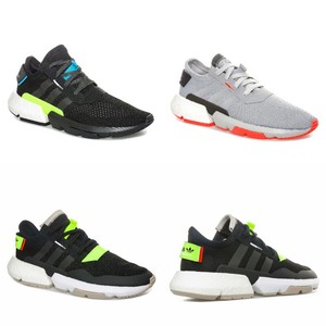 adidas originals pod trainers in black